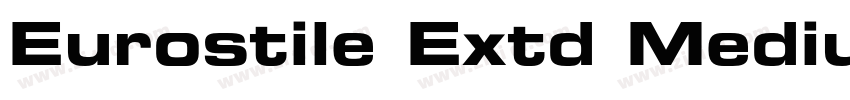 Eurostile Extd Mediu字体转换